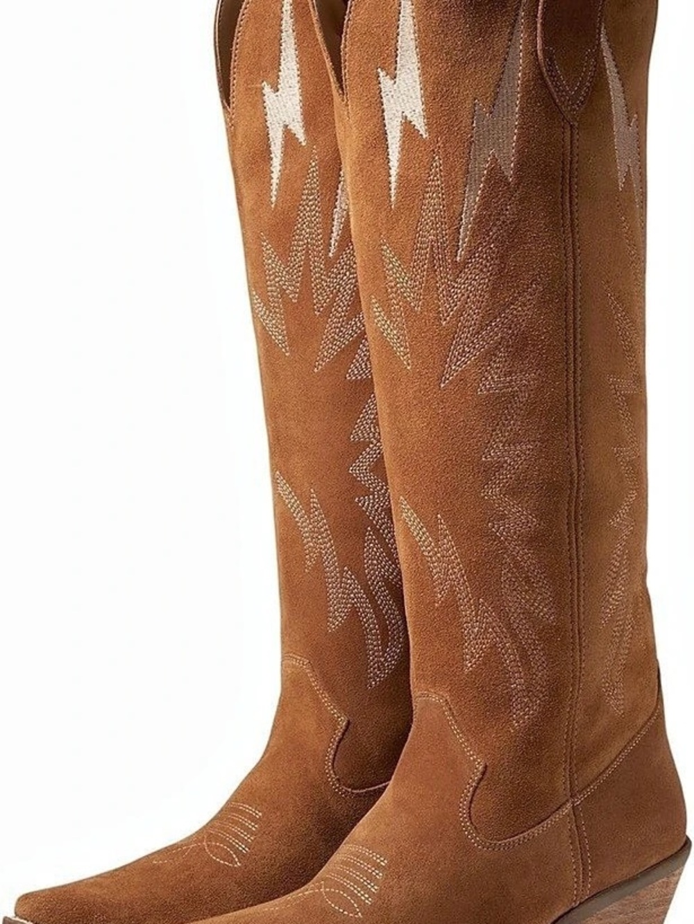 Dingo Thunder Road Western Embroidered Boots Camel US 9